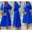 Šaty elegantní s páskem krátký rukáv dámské (XS/S/M ONE SIZE) ITALSKÁ MÓDA IMD25066