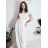Šaty dlouhé letní krátký rukáv dámské (S/M/L ONE SIZE) ITALSKÁ MÓDA IM425MARIA-M/DU -   Černá -   S/M/L