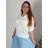 Halenka elegantní 3/4 dlouhý rukáv dámská nadrozměr (44/46/48 ONE SIZE) ITALSKÁ MÓDA IMC25ZUSANA/DU 44/46/48 bílá