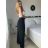Kalhoty letní oversize dámské (S/M ONE SIZE) ITALSKÁ MODA IM424441/DUR tm. modrá S/M/L