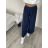Kalhoty letní oversize dámské (S/M ONE SIZE) ITALSKÁ MODA IM424441/DUR tm. modrá S/M/L