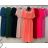 Šaty letní šifonové krátký rukáv dámské (S/M/L ONE SIZE) ITALSKÁ MÓDA IM425214