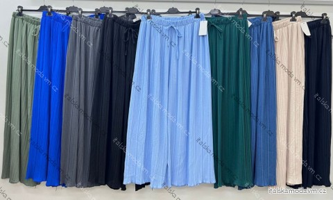 Nohavice letné dámske nadrozmer (54/56/58 ONE SIZE) TALIANSKA MÓDA IM425240