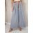 Nohavice dlhé letné s opaskom dámske (XS/S/M ONE SIZE) TALIANSKA MÓDA IMD25107