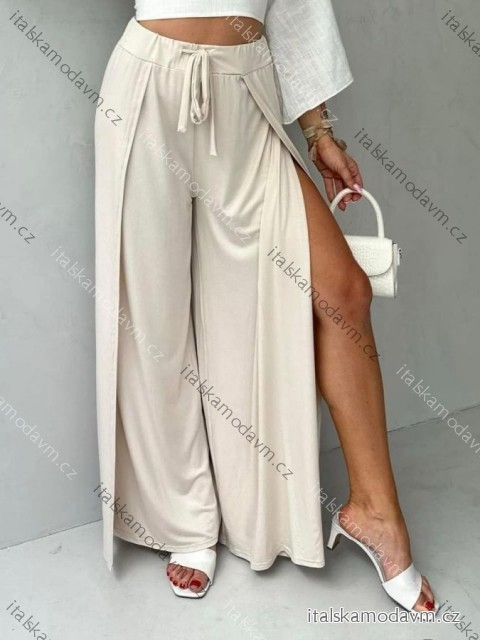 Nohavice dlhé letné dámske (XS/S/M ONE SIZE) TALIANSKA MÓDA IMD25116