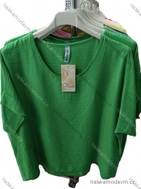 Tričko krátky rukáv dámske (S/M/L ONE SIZE) TALIANSKA MÓDA IM725105