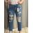 Rifle jeans dlouhé dámské mom (34-42) TP JEANS  TPJ257358/DUR 40 modrá