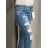 Rifle jeans dlouhé dámské mom (34-42) TP JEANS  TPJ257358/DUR 40 modrá