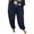 Kalhoty dlouhé aladinky harémky dámské (S/M/L ONE SIZE) ITALSKÁ MÓDA IMD25129