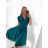 Šaty elegantný krátky rukáv dámske (S/M ONE SIZE) TALIANSKA MóDA IM923010