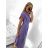 Šaty elegantný krátky rukáv dámske (S/M ONE SIZE) TALIANSKA MóDA IM923010