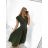 Šaty elegantný krátky rukáv dámske (S/M ONE SIZE) TALIANSKA MóDA IM923010