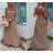 Šaty dlhé voľnočasové letné na ramienka dámske (S/M/L ONE SIZE) TALIANSKA MÓDA IMWGB25505