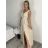Šaty elegantné spoločenské dlhé na ramienka dámske Patricie  (XS/S/M/L ONE SIZE) TALIANSKA MÓDA IM322045/DR/DU sv. modrá