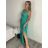 Šaty elegantné spoločenské dlhé na ramienka dámske Patricie  (XS/S/M/L ONE SIZE) TALIANSKA MÓDA IM322045/DR/DU sv. modrá